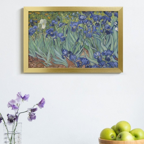Picture Frame Canvas Painting 12"×8" - Horizontal (Golden)(Made in USA)