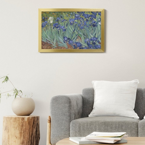 Picture Frame Canvas Painting 12"×8" - Horizontal (Golden)(Made in USA)