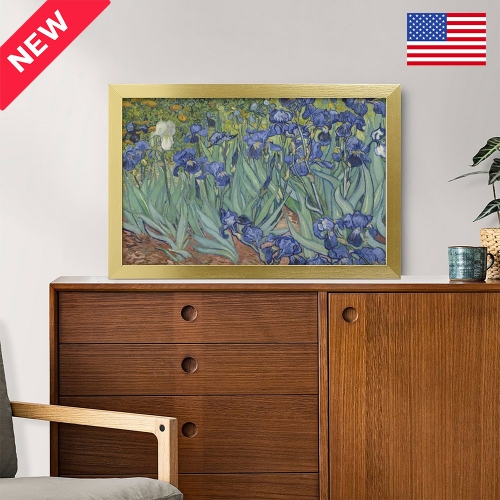 Picture Frame Canvas Painting 12"×8" - Horizontal (Golden) | Ships from USA