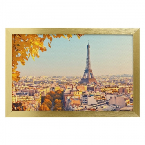 Picture Frame Canvas Painting 18"×12" - Horizontal (Golden)(Made in USA)