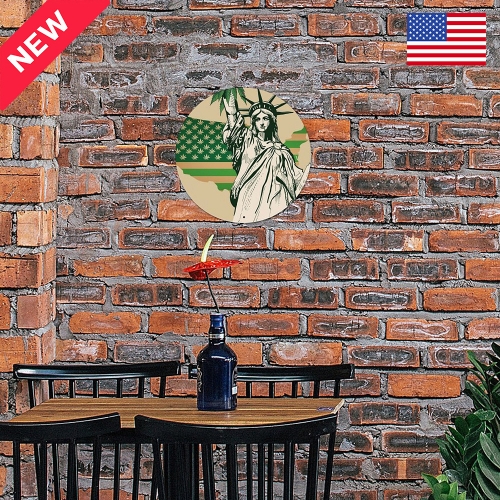 Circle Aluminum Sign | Ships from USA