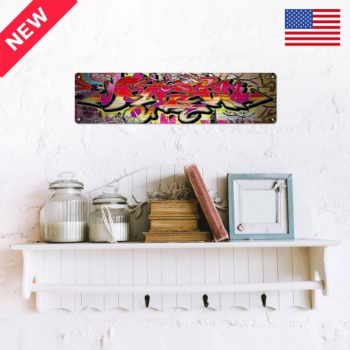 Aluminum Sign – 10×40 cm | Ships from USA