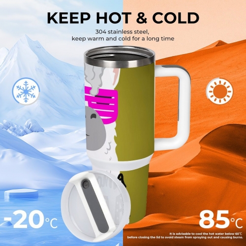 40 oz Stainless Steel Tumbler (Made in USA)
