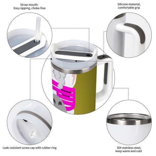 40 oz Stainless Steel Tumbler (Made in USA)