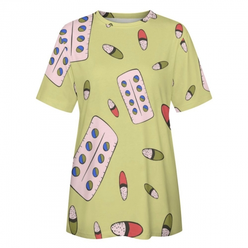 All-Over Print Women's Cotton T-Shirt