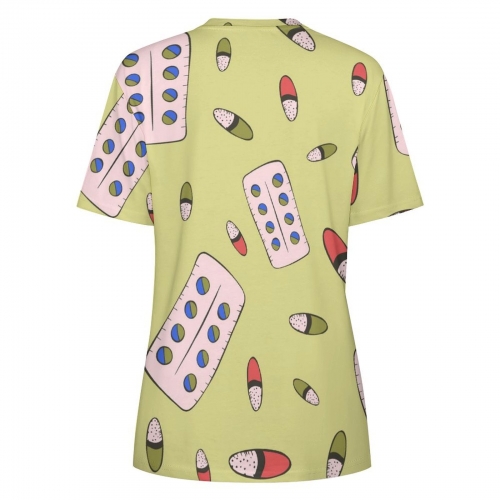 All-Over Print Women's Cotton T-Shirt