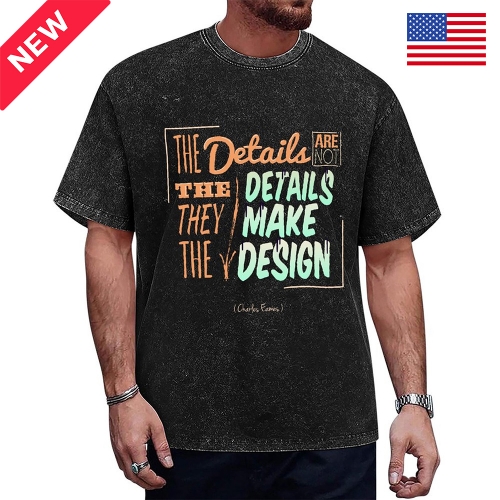 Vintage Wash Tee – Front Side Print  | Ships from USA