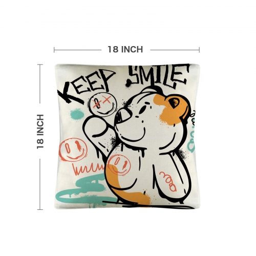 Custom Pillow Case 18x18inch (One Side Printing)(Pack of 4)(Made in USA)