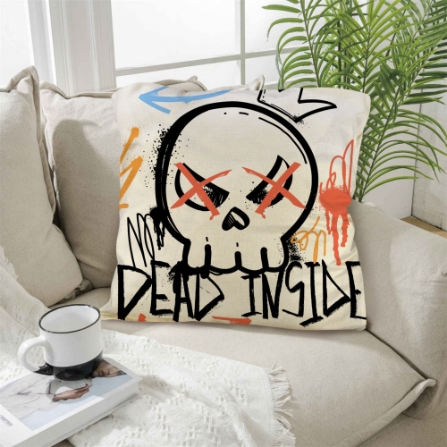 Custom Pillow Case 18x18inch (One Side Printing)(Pack of 5)(Made in USA)