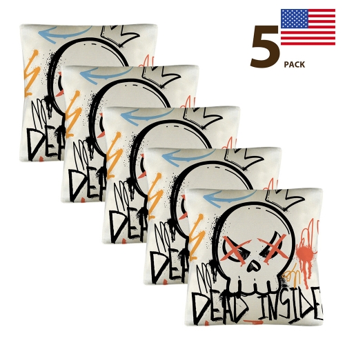 Custom Pillow Case 18x18inch (One Side Printing)(Pack of 5) | Ships from USA