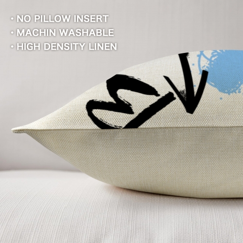 Custom Pillow Case 18x18inch (One Side Printing)(Pack of 6)(Made in USA)