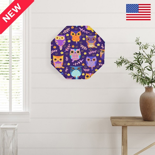 Octagon Metal Wall Sign | Ships from USA