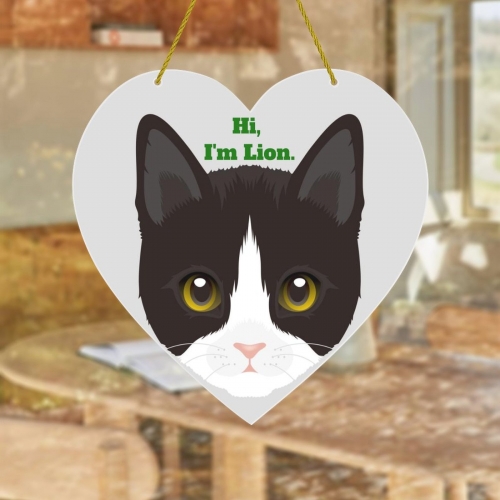 Heart Shape Acrylic Ornament (Made in USA)