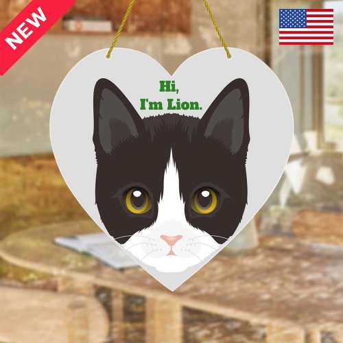 Heart Shape Acrylic Ornament | Ships from USA