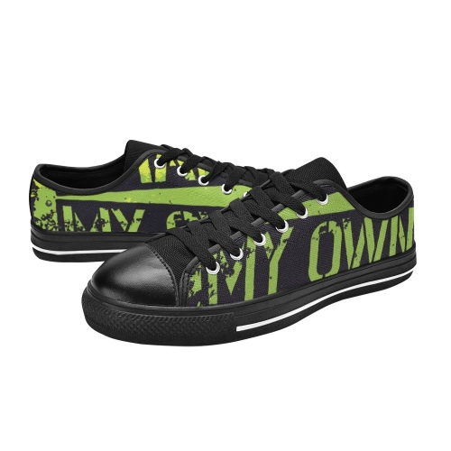 Aquila Canvas Men's Shoes (Model 018) (Four Panels with Different Printing)