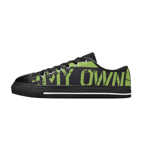 Aquila Canvas Men's Shoes (Model 018) (Four Panels with Different Printing)