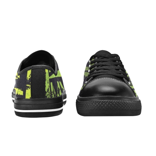 Aquila Canvas Men's Shoes (Model 018) (Four Panels with Different Printing)