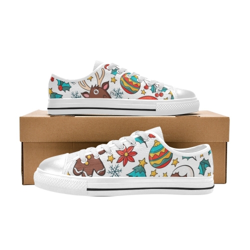 Aquila Canvas Kid's Shoes (Big Kid) (Model 018)(Four Panels with Different Printing)