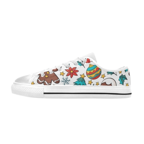 Aquila Canvas Kid's Shoes (Big Kid) (Model 018)(Four Panels with Different Printing)