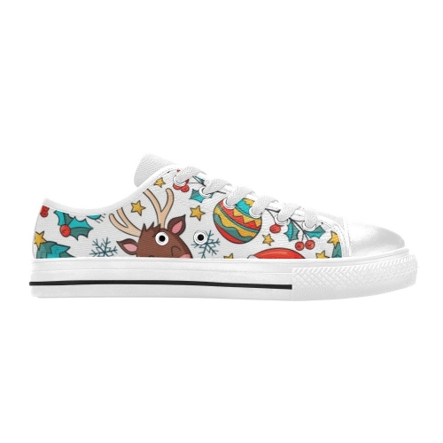 Aquila Canvas Kid's Shoes (Big Kid) (Model 018)(Four Panels with Different Printing)