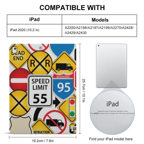 Protective Case with Pencil Holder for iPad Pro/Air (Multiple Models)