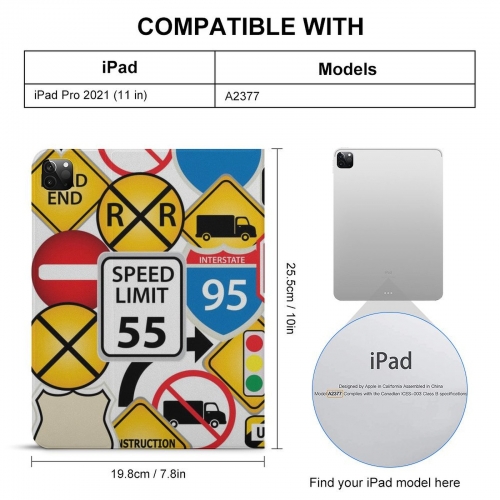 Protective Case with Pencil Holder for iPad Pro/Air (Multiple Models)