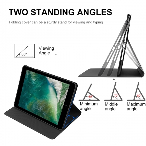 Protective Case for iPad 2017/2018/Air 1/Air 2 (9.7-inch)
