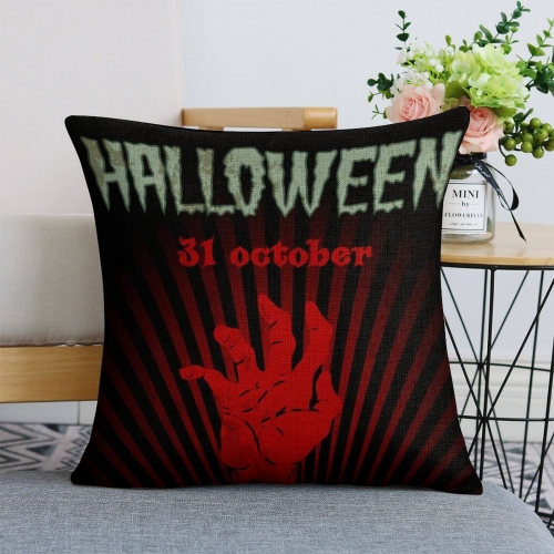 Custom Linen Pillow Case 18x18 Inch (Two-Side Printing) (Single Pack)