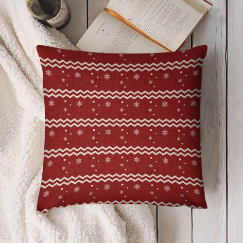 Custom Linen Pillow Case 18x18 Inch (One Side Printing) (Single Pack)