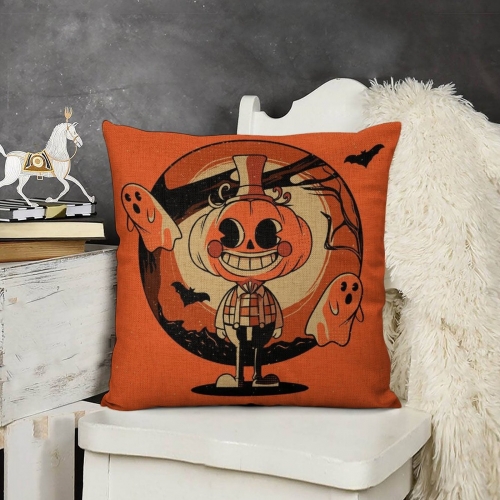 Custom Linen Pillow Case 18x18 Inch (Two-Side Printing) (Set of 2)