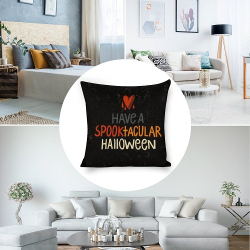 Custom Linen Pillow Case 18x18 Inch (Two-Side Printing) (Set of 4)