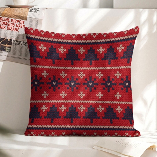Custom Linen Pillow Case 18x18 Inch (One Side Printing) (Set of 2)