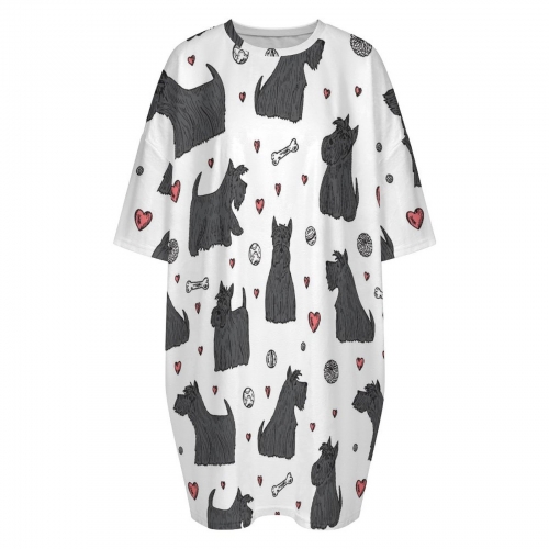 Plus Size Flannel Nightgown