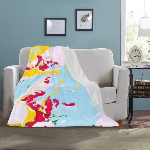 Ultra-Soft Micro Fleece Blanket 30" x  40" (Made in USA )