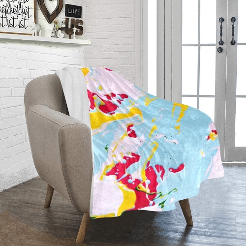 Ultra-Soft Micro Fleece Blanket 30" x  40" (Made in USA )