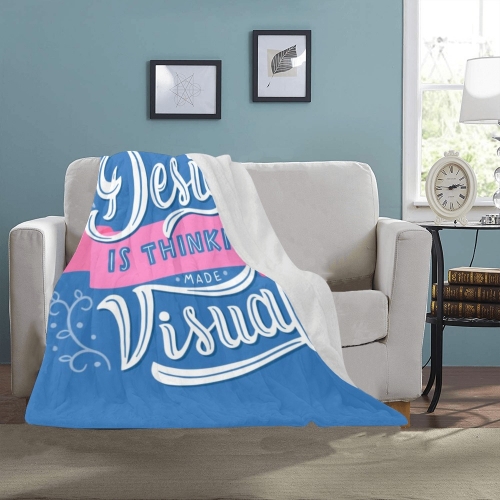 Ultra-Soft Micro Fleece Blanket 40" x  50" (Made in USA )