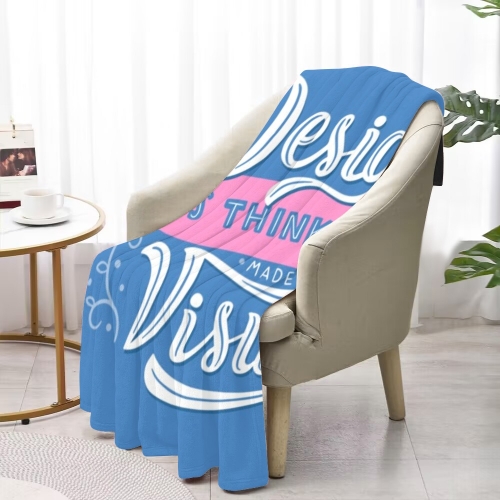 Ultra-Soft Micro Fleece Blanket 40" x  50" (Made in USA )
