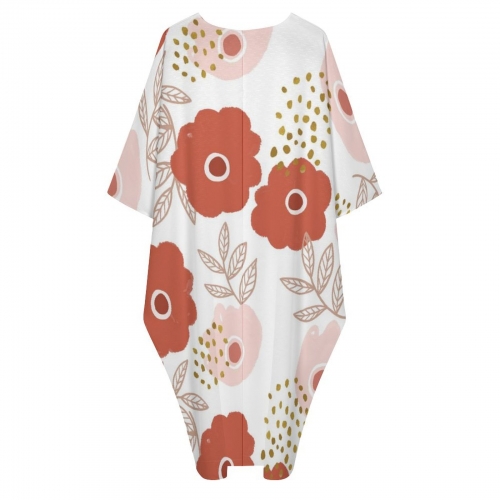 V-Neck Kaftan Dress