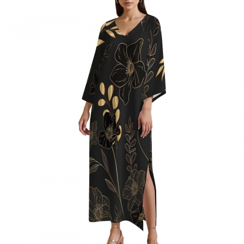 Women's Kaftan Midi Dress