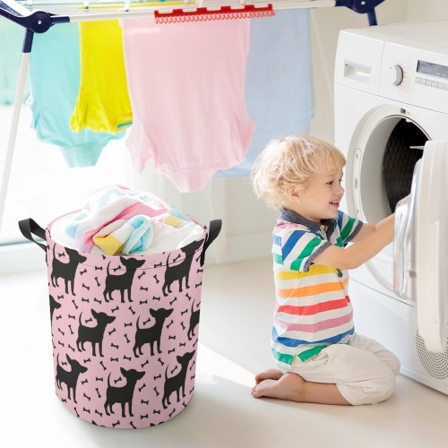 Drawstring Laundry Basket (44x35cm)