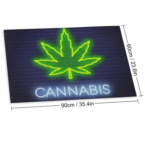 Custom Flag with Two Grommets (24x35 in)