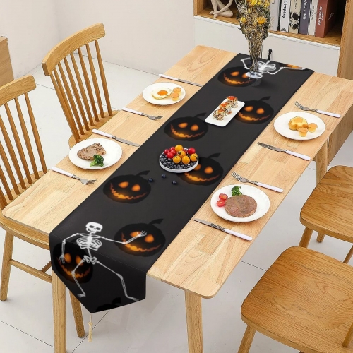Table Runner with Tassels (200x33 cm)
