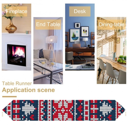 Table Runner with Tassels (229x33 cm)