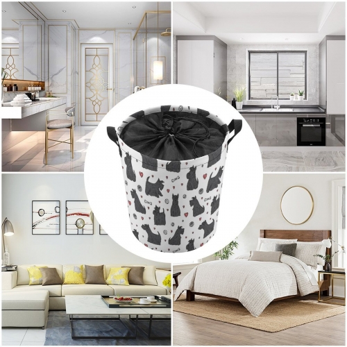 Drawstring Laundry Basket (44x44cm)