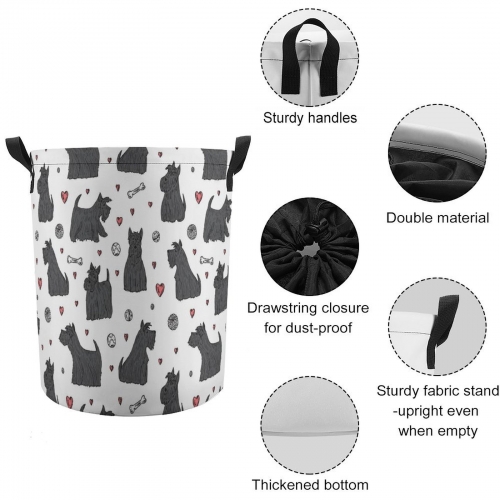 Drawstring Laundry Basket (44x44cm)