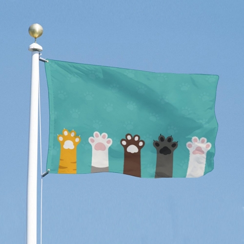 Custom Flag with Two Grommets (47x70 in)