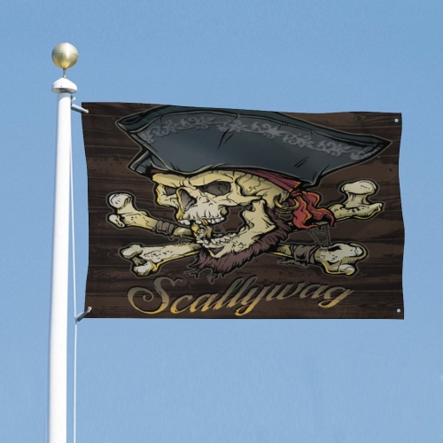 Custom Flag with Four Grommets (35x59 in)