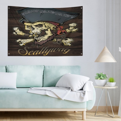Custom Flag with Four Grommets (35x59 in)