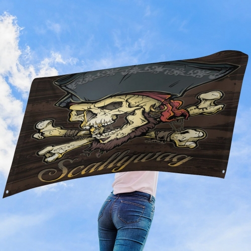 Custom Flag with Four Grommets (35x59 in)