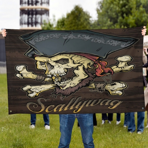 Custom Flag with Four Grommets (35x59 in)